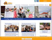 Tablet Screenshot of freiwilligen-agentur.de